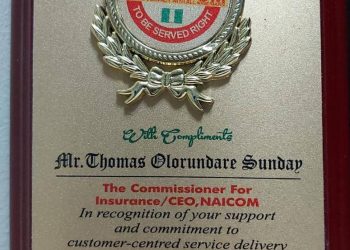 Photo News: Thomas Wins Best Supportive CEO On SERVICOM Award.