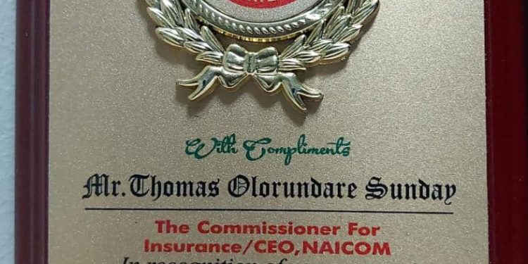 Photo News: Thomas Wins Best Supportive CEO On SERVICOM Award.