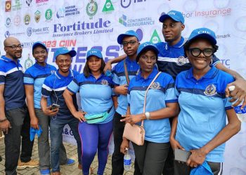 Photo News: Mutual Benefits Staff Display Skill At CIIN 2023 Fitness Walk.