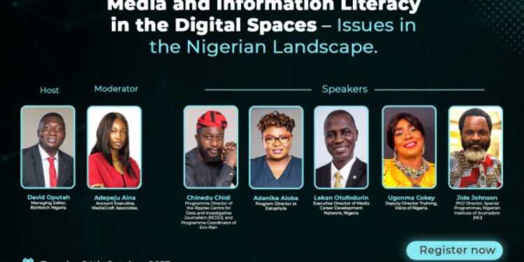 Bizwatch Nigeria Presents Webinar On Media, Information Literacy In Nigerian Digital Landscape 
