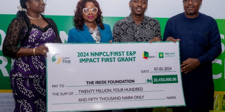 NNPC/First E&P JV Empowers NGOs With N53.4m