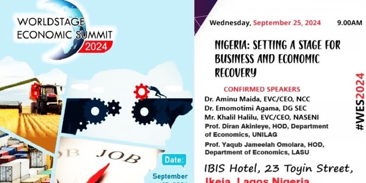 WorldStage Economic Summit 2024 Holds Tomorrow ln Lagos