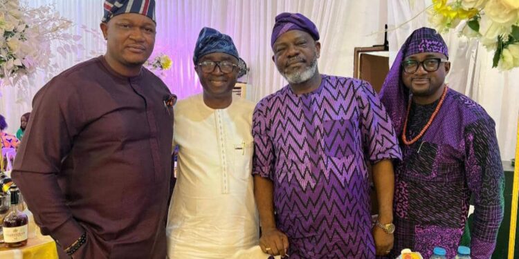 Photo News : IEI Supports Staff As He Lays Mother To Rest ln Benin