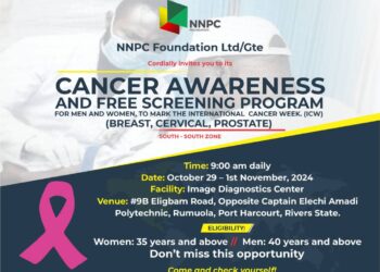 NNPC Ltd Launches Free Cancer Screening Campaign, Targets 3,000 Nigerians