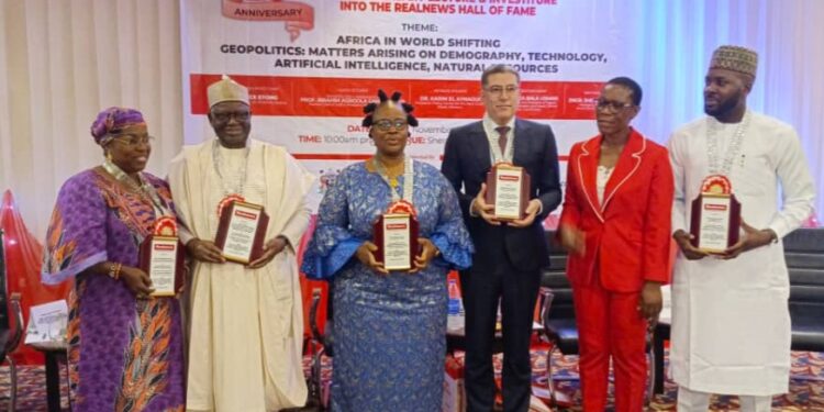 Prof. Gambari, Eyong, El Ayanoui, Bala Usman, Tijjani Inducted Into Realnews Hall Of Fame