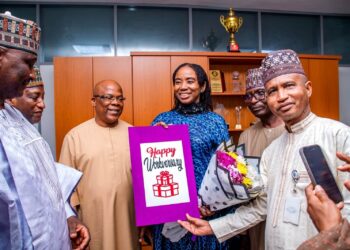 One Year ln Office: PenCom Staff Celebrates Oloworaran, DG.