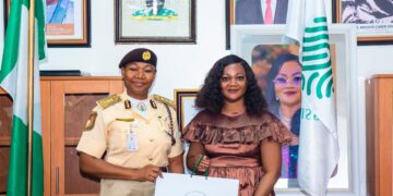 CG Immigration Service Pays Courtsey Visit To National Identity Management Commission (NIMC)