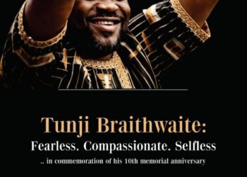 Tunji Braithwaite: Foundation Unveils Muyiwa Akintunde’s Book ln Abuja On May 2.