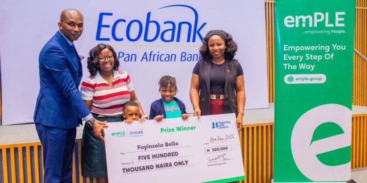 emPLE, Ecobank Rewards Families, Promotes Financial Literacy With “Protecting Little Dreams” Initiative