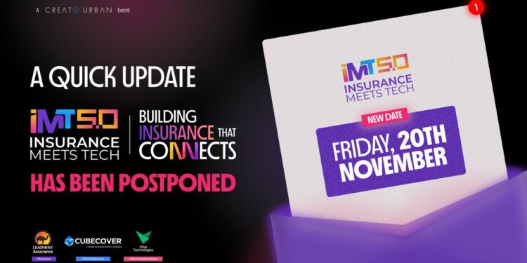 Insurance Meets Tech 5.0 Moves To November 20, 2026 